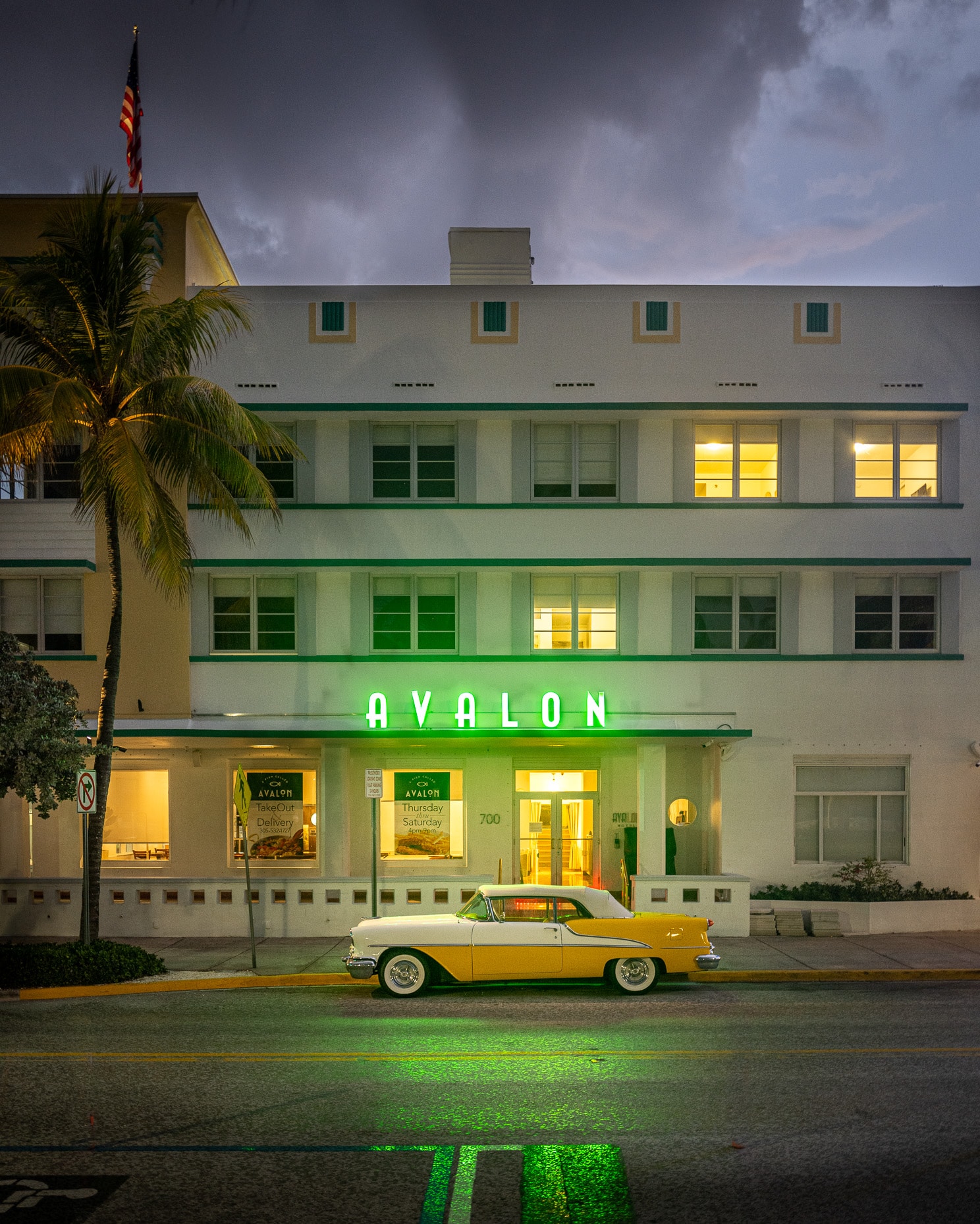 Avalon Hotel with Car